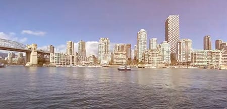 A cidade canadense de Vancouver está entre os muitos destinos no exterior para viajar com as crianças