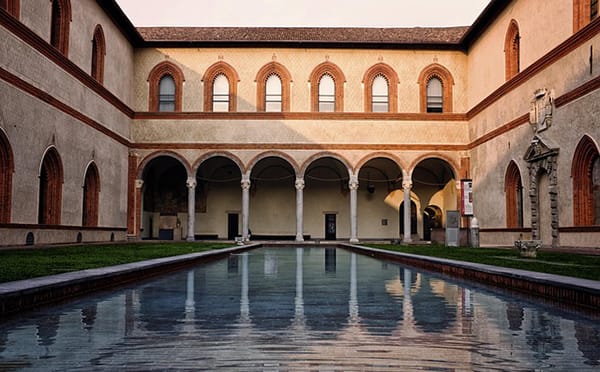 Castelo Sforzesco em Milão