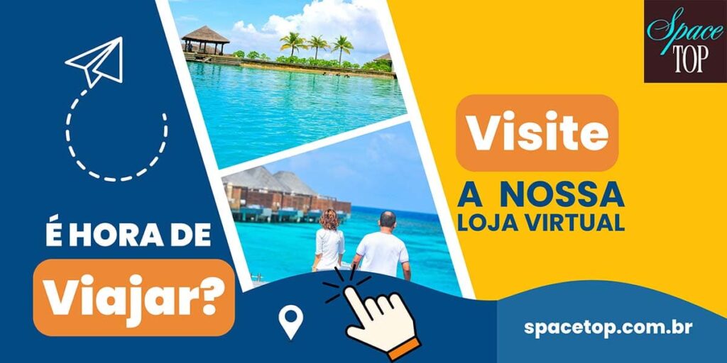 É hora de viajar Visite a nossa loja