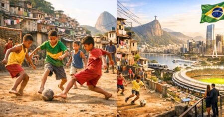 O país do futebol nasceu nas favelas: a história que nenhum estádio conta